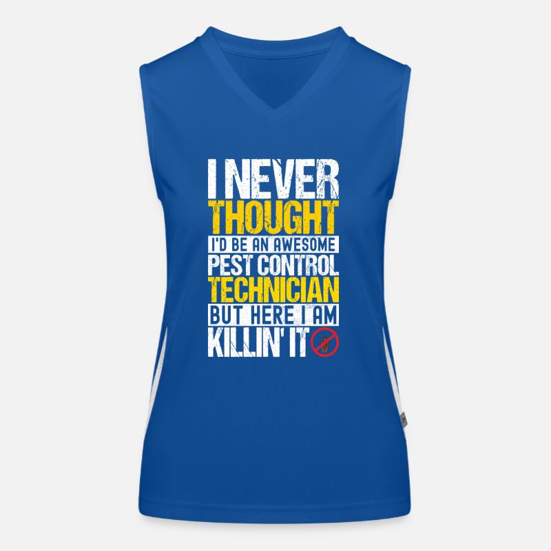 Schädlingsbekämpfung Kammerjäger Funktionelles Kontrast-Tank Top für Frauen