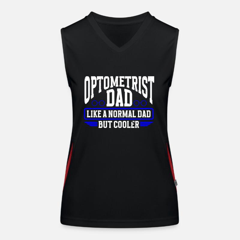 Optometrist Optician Optometry Funktionelles Kontrast-Tank Top für Frauen