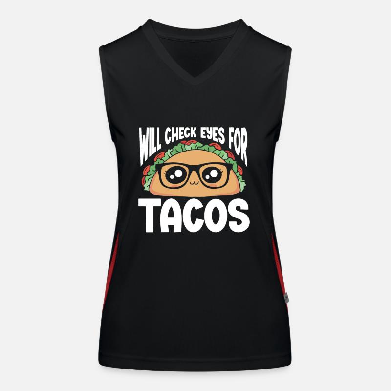 Optometrist Optician Optometry Funktionelles Kontrast-Tank Top für Frauen