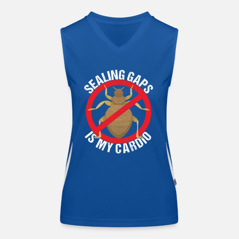 Pest Control Exterminator Women's Functional Contrast Tank Top
