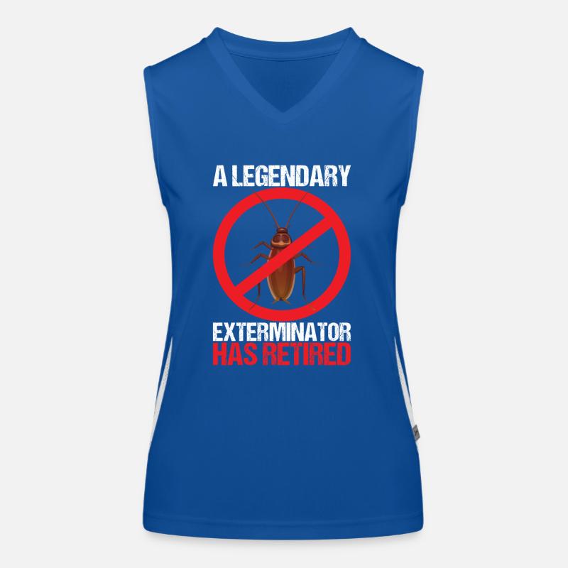 Pest Control Exterminator Women's Functional Contrast Tank Top