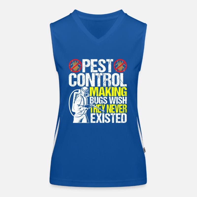 Pest Control Exterminators Women's Functional Contrast Tank Top