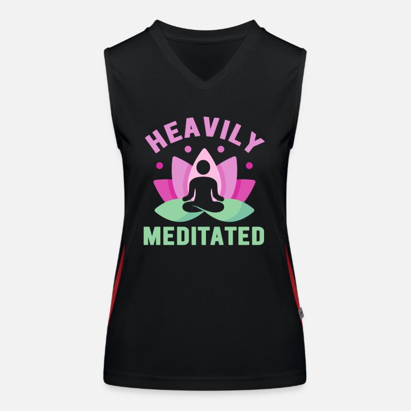 Heavily Meditated Women's Functional Contrast Tank Top