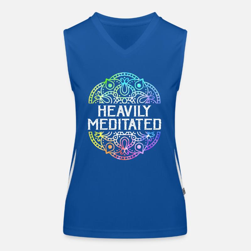 Heavily Meditated Women's Functional Contrast Tank Top