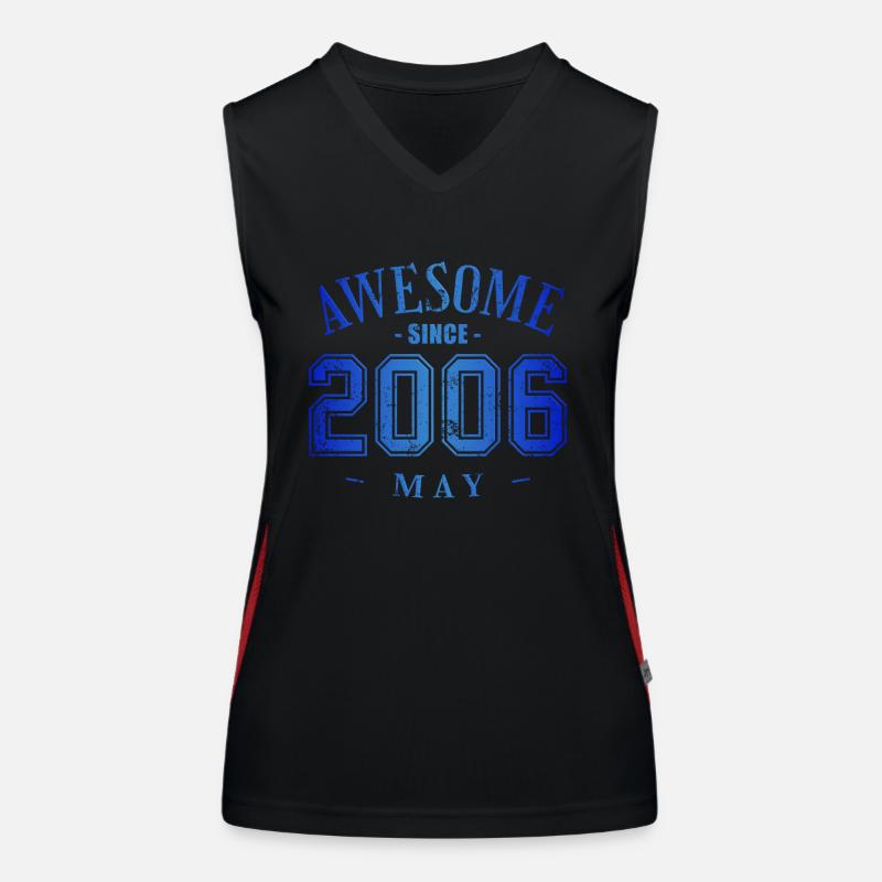 May 2006 - Geburtstag im Mai Awesome Funktionelles Kontrast-Tank Top für Frauen