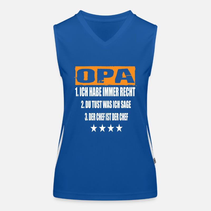 Opa Funktionelles Kontrast-Tank Top für Frauen