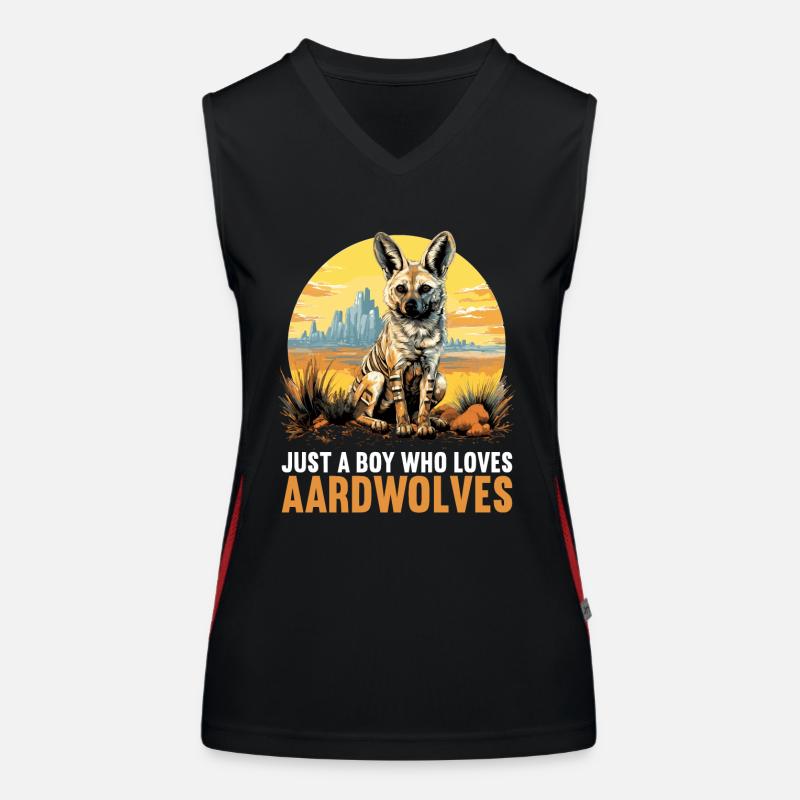 Erdwölfe Erdwolf Funktionelles Kontrast-Tank Top für Frauen