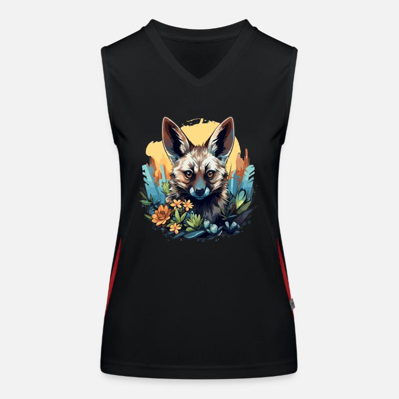 Erdwölfe Erdwolf Funktionelles Kontrast-Tank Top für Frauen