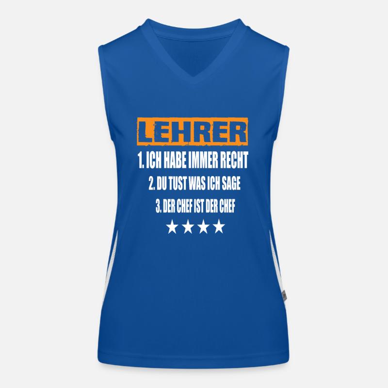 Enseignant Débardeur respirant contrasté Femme