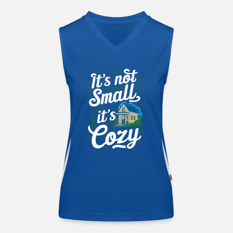 Rolling Tiny House Mode de vie minimaliste Débardeur respirant contrasté Femme