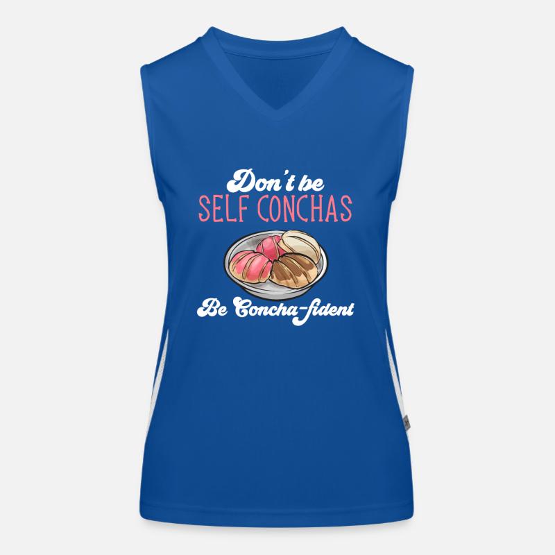 Concha Hispanic Mexikanisch Pan Dulce Funktionelles Kontrast-Tank Top für Frauen