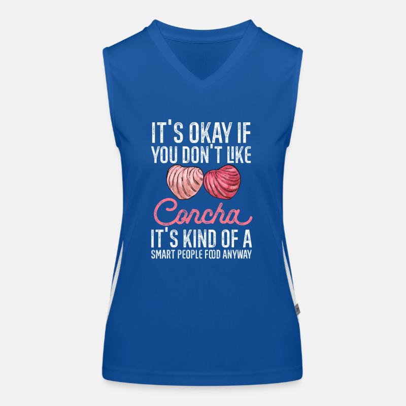 Concha Hispanic Mexikanisch Pan Dulce Funktionelles Kontrast-Tank Top für Frauen