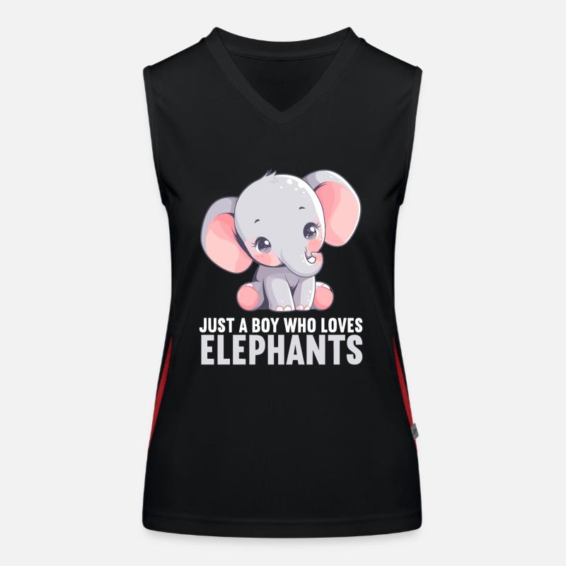 Éléphant Éléphant Débardeur respirant contrasté Femme