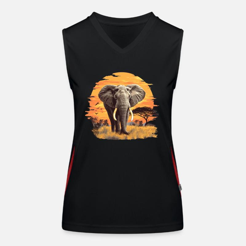 Éléphant Éléphant Débardeur respirant contrasté Femme