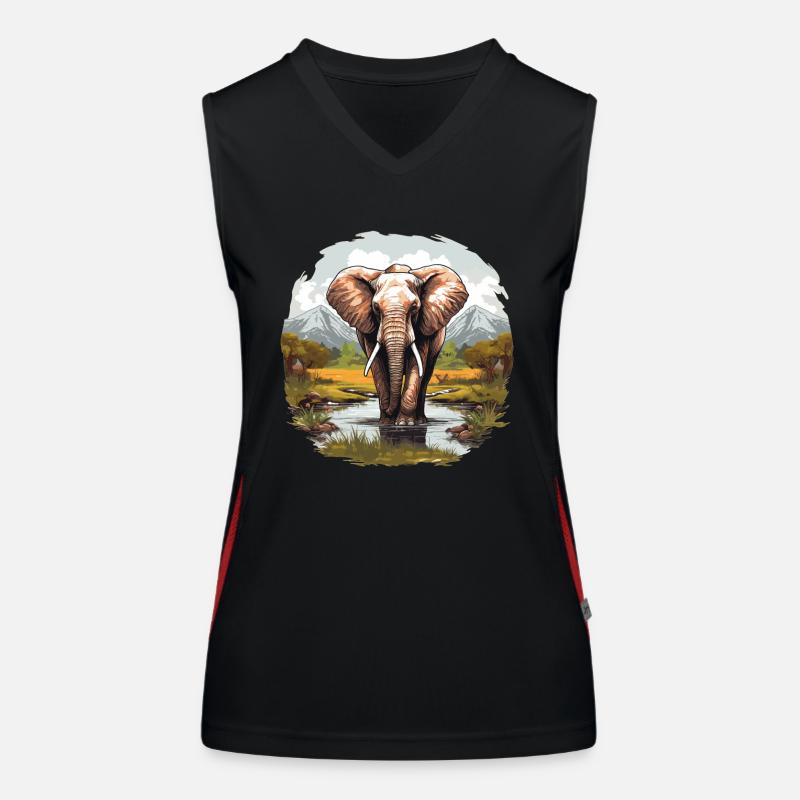 Éléphant Éléphant Débardeur respirant contrasté Femme