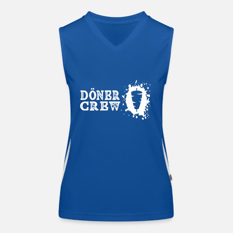 Döner Kebab Crew - Mitarbeiter Funktionelles Kontrast-Tank Top für Frauen