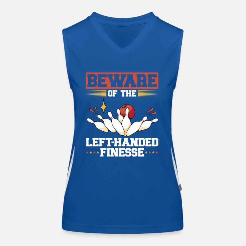 Bowling Gaucher Lanceur gaucher Débardeur respirant contrasté Femme