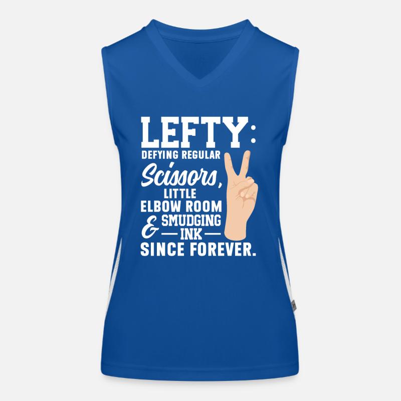 Linkshänder Funktionelles Kontrast-Tank Top für Frauen