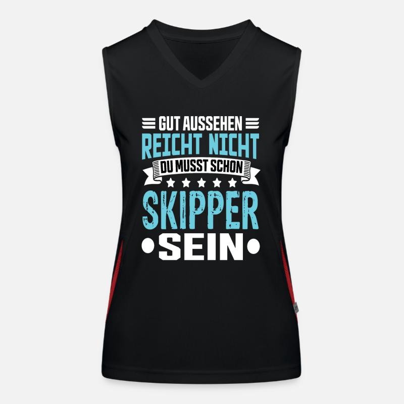 Skipper Débardeur respirant contrasté Femme