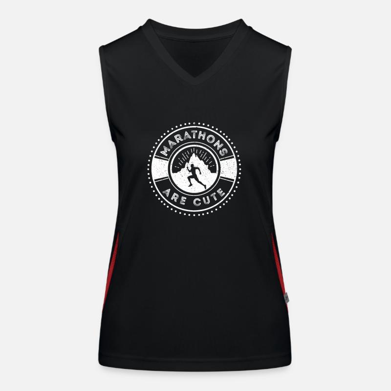 Marathons Are Cute Ultramarathon Women's Functional Contrast Tank Top