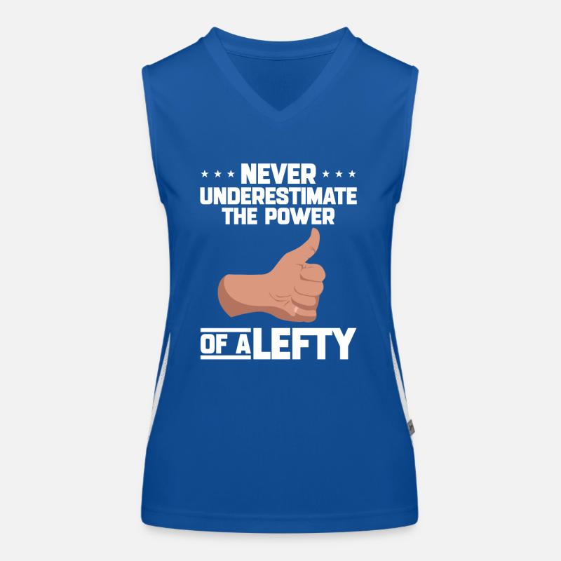 Linkshänder Funktionelles Kontrast-Tank Top für Frauen