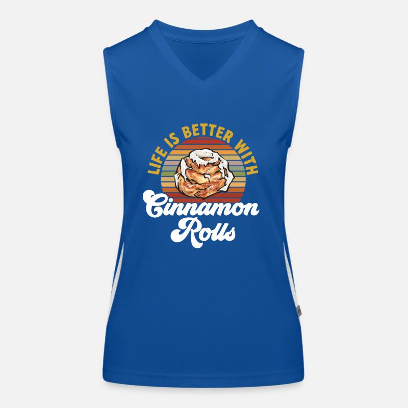 Cinnamon roll Women's Functional Contrast Tank Top