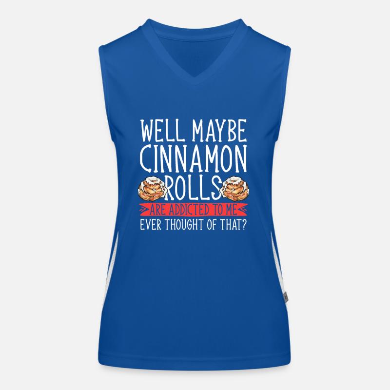 Cinnamon roll Women's Functional Contrast Tank Top