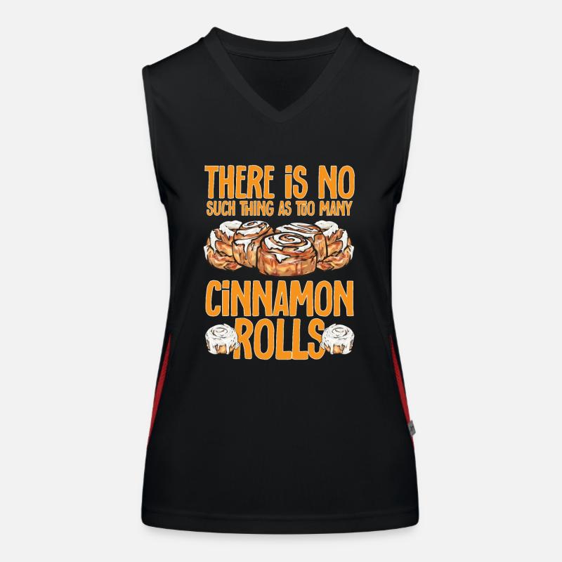 Cinnamon roll Women's Functional Contrast Tank Top