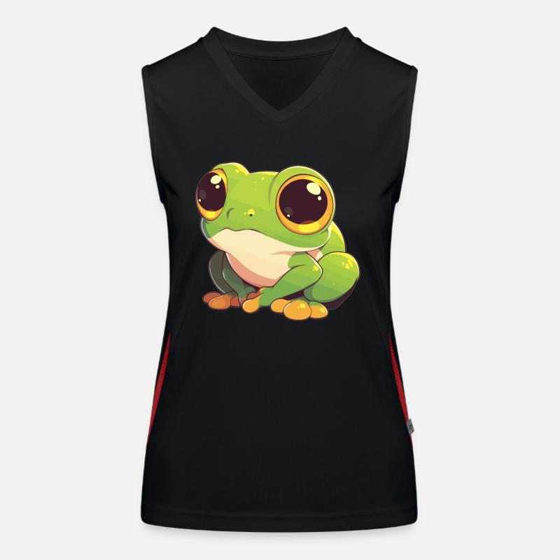 Tree Frog Baumfrösche Baumfrosch Women's Functional Contrast Tank Top