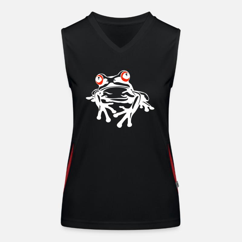 Tree Frog Baumfrösche Baumfrosch Women's Functional Contrast Tank Top