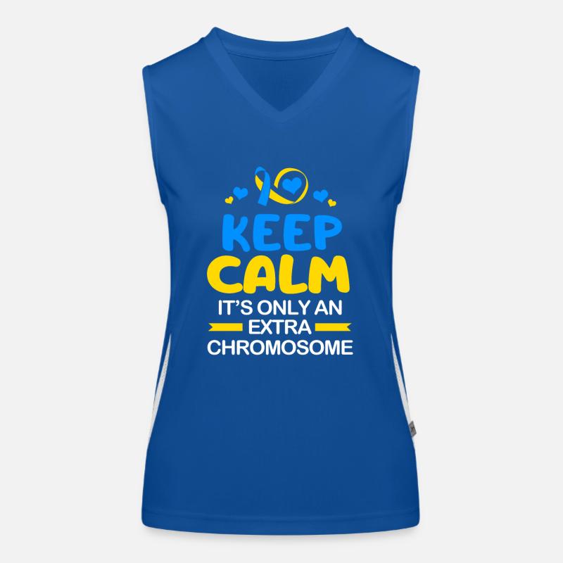 Down Syndrom Funktionelles Kontrast-Tank Top für Frauen