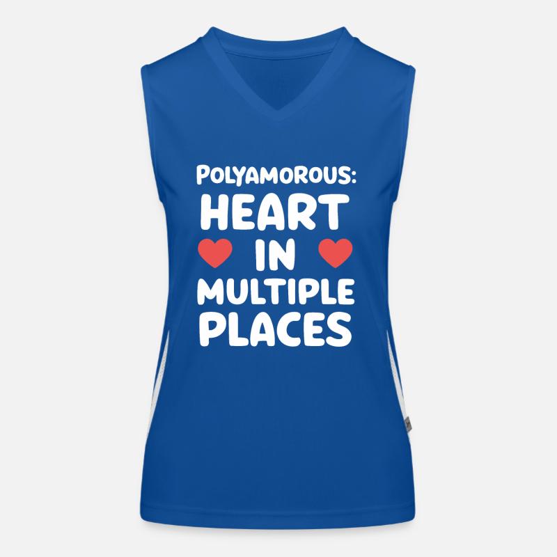 Polyamoröse Gemeinschaft Polyamorous Parenting Funktionelles Kontrast-Tank Top für Frauen