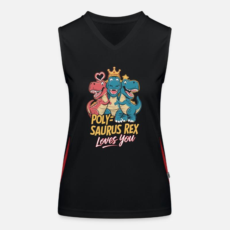 Polyamoröse Gemeinschaft Polyamorous Parenting Funktionelles Kontrast-Tank Top für Frauen