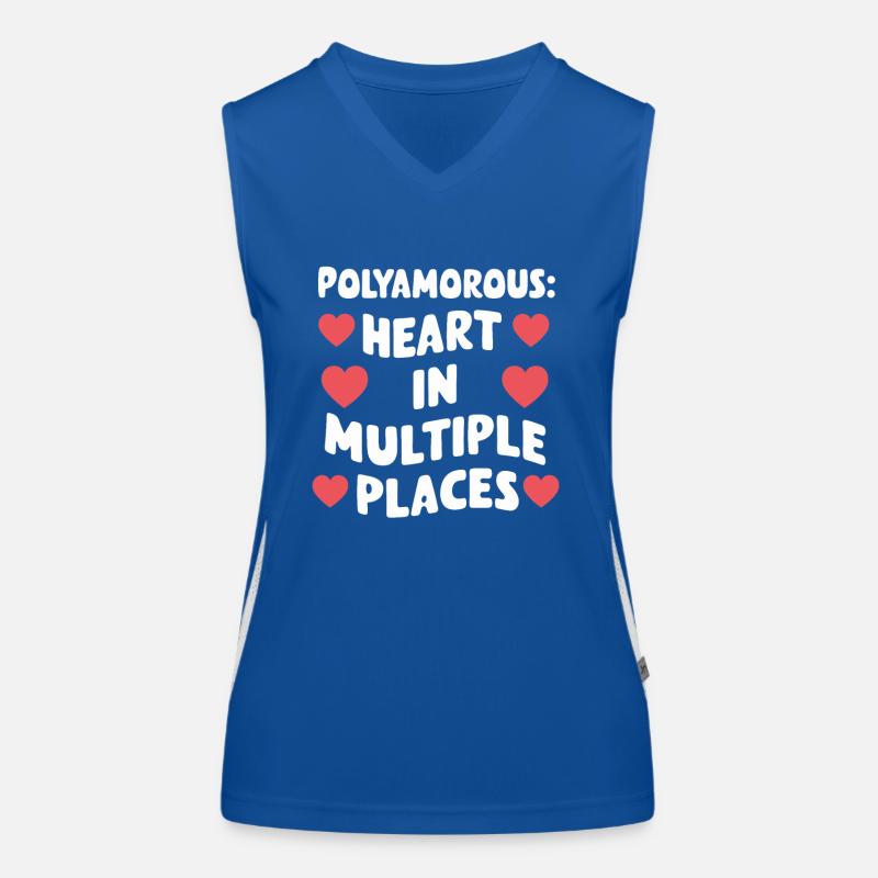 Polyamoröse Gemeinschaft Polyamorous Parenting Funktionelles Kontrast-Tank Top für Frauen