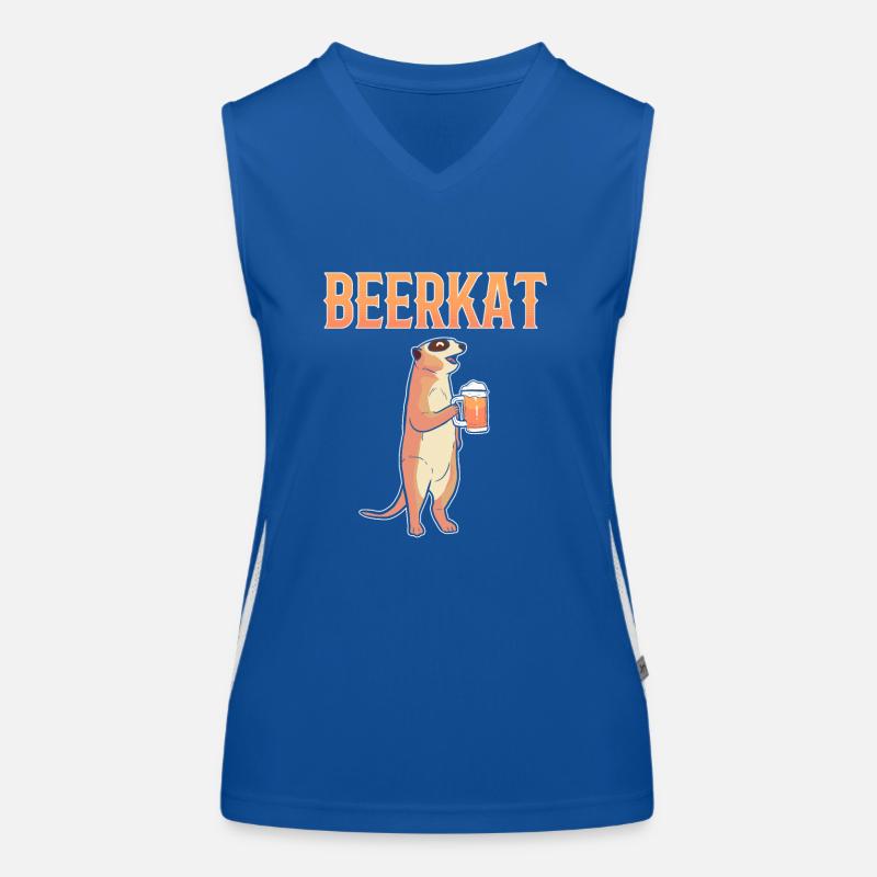 Erdmännchen Funktionelles Kontrast-Tank Top für Frauen