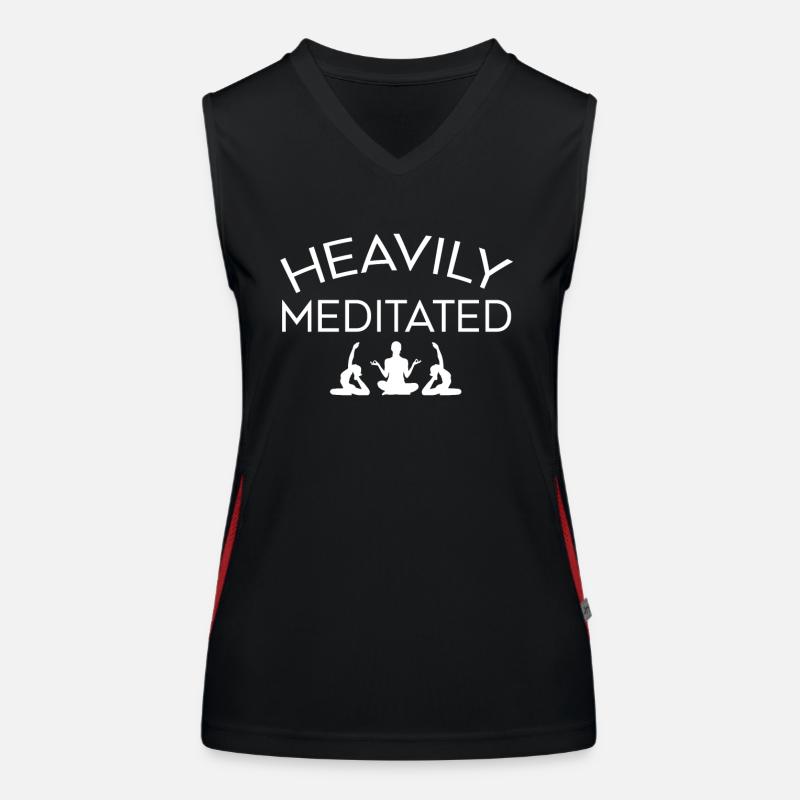 Stark meditiert Funktionelles Kontrast-Tank Top für Frauen