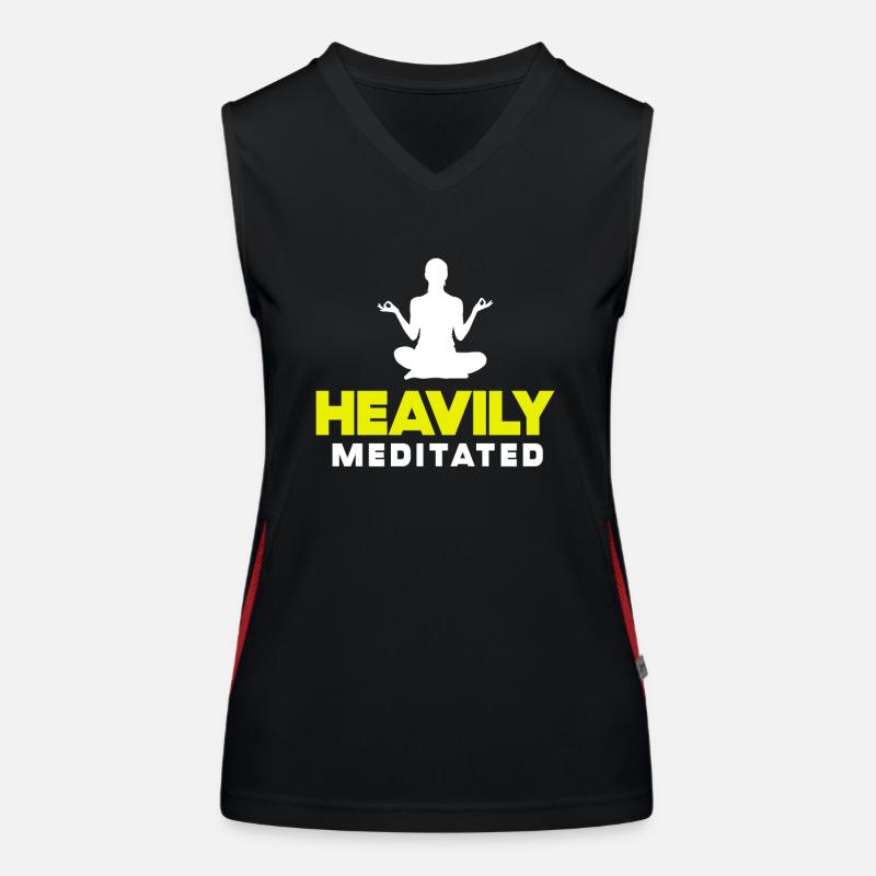 Stark meditiert Funktionelles Kontrast-Tank Top für Frauen