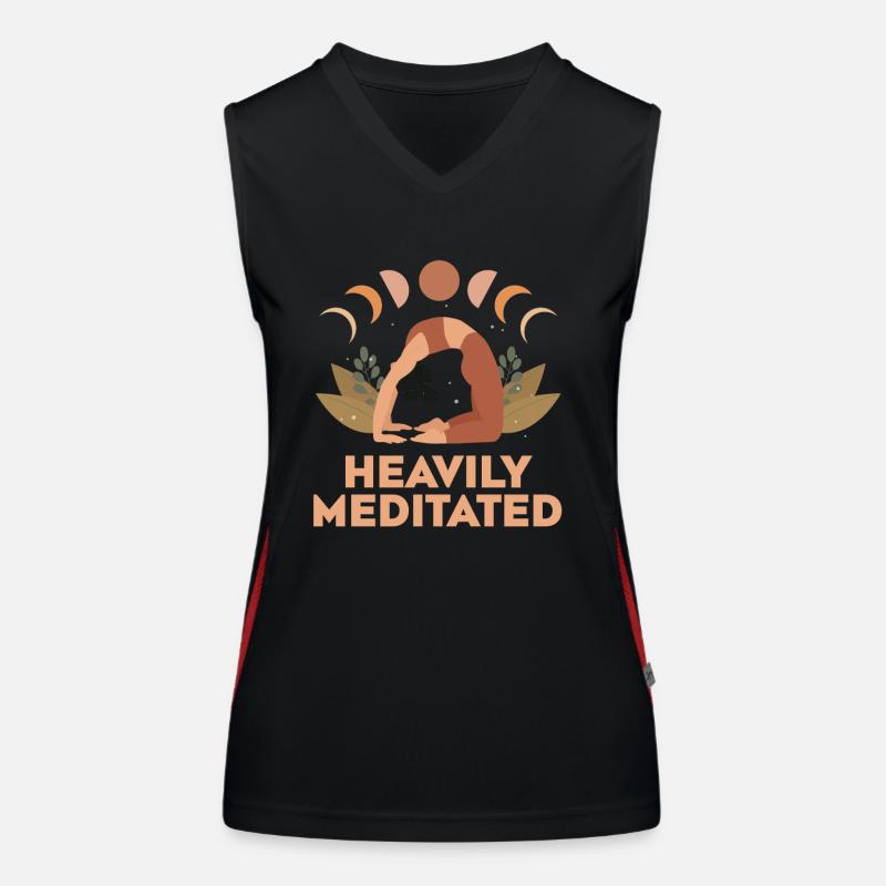 Heavily Meditated Women's Functional Contrast Tank Top