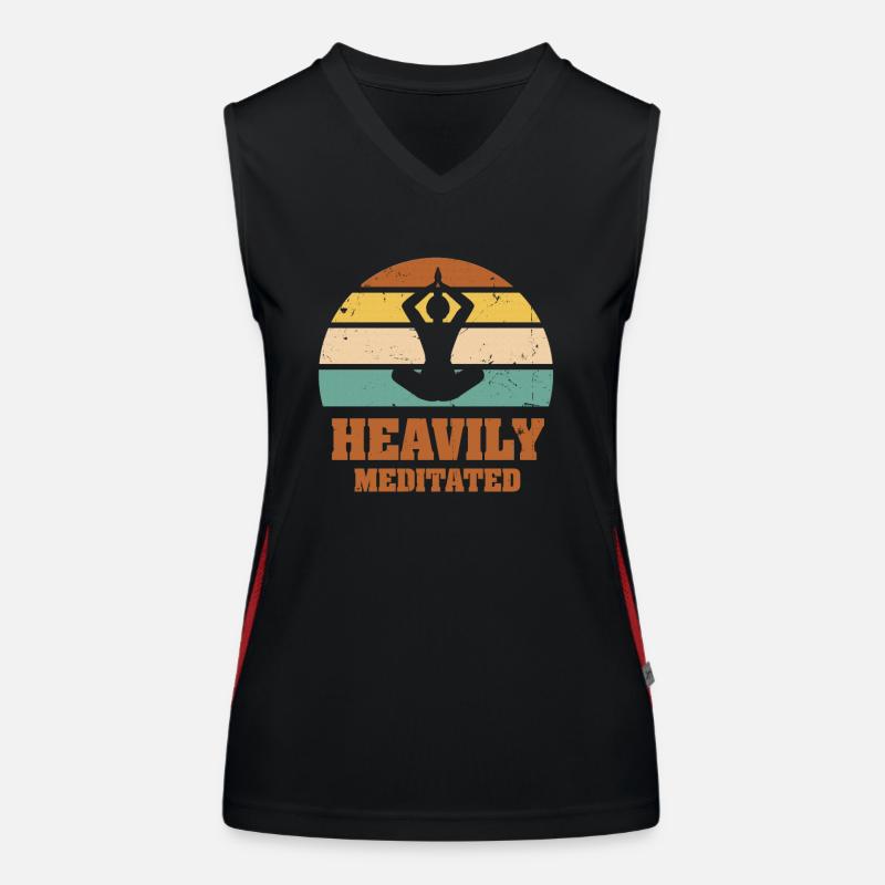 Heavily Meditated Women's Functional Contrast Tank Top