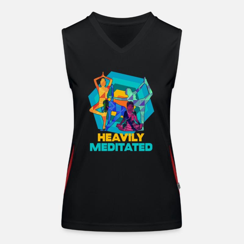 Heavily Meditated Women's Functional Contrast Tank Top