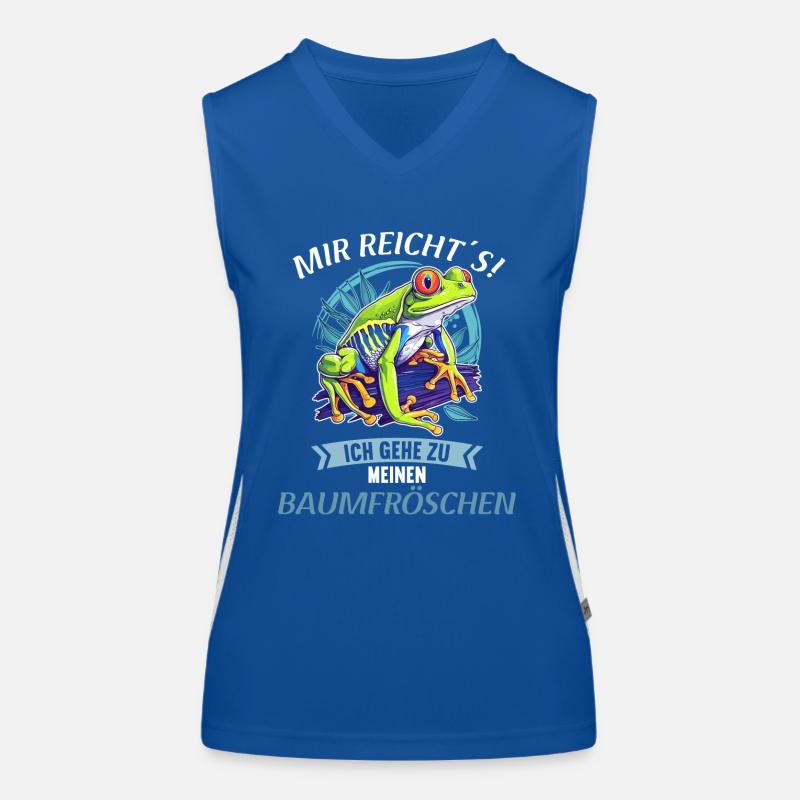 Tree Frog Baumfrösche Baumfrosch Funktionelles Kontrast-Tank Top für Frauen