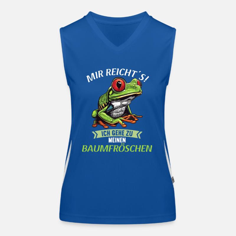Rainette Baumfrösche Baumfrosch Débardeur respirant contrasté Femme