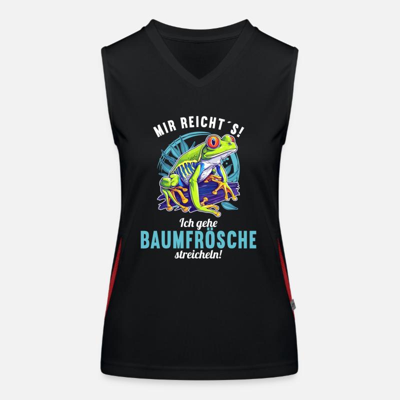 Tree Frog Baumfrösche Baumfrosch Funktionelles Kontrast-Tank Top für Frauen