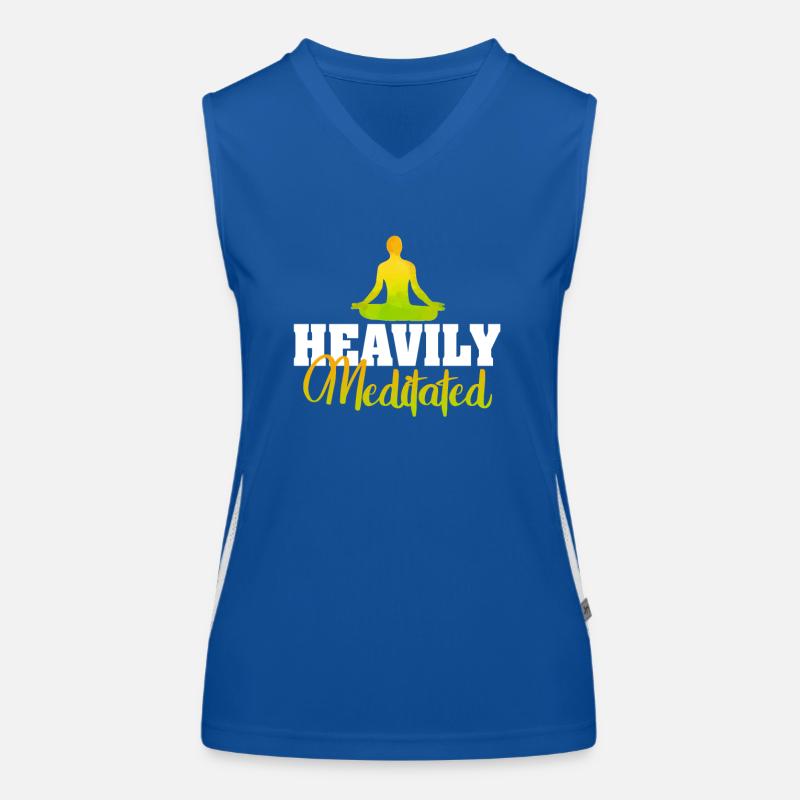 Heavily Meditated Women's Functional Contrast Tank Top