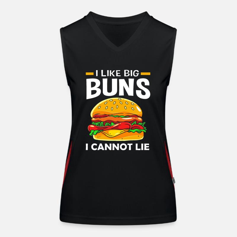 Cheeseburger Débardeur respirant contrasté Femme