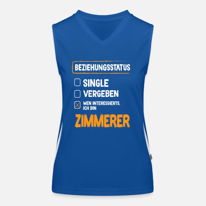 Zimmerer Relationship Status Women's Functional Contrast Tank Top