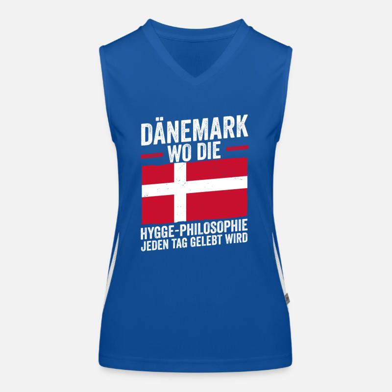 Danois Danemark Débardeur respirant contrasté Femme