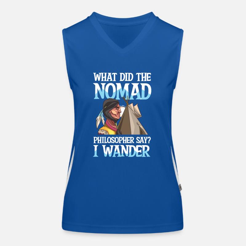 What Did The Philosopher Say I Wander Funktionelles Kontrast-Tank Top für Frauen