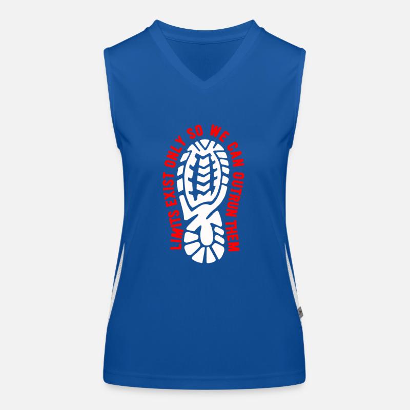 Limits Exist Only So We Can Outrun Them Women's Functional Contrast Tank Top