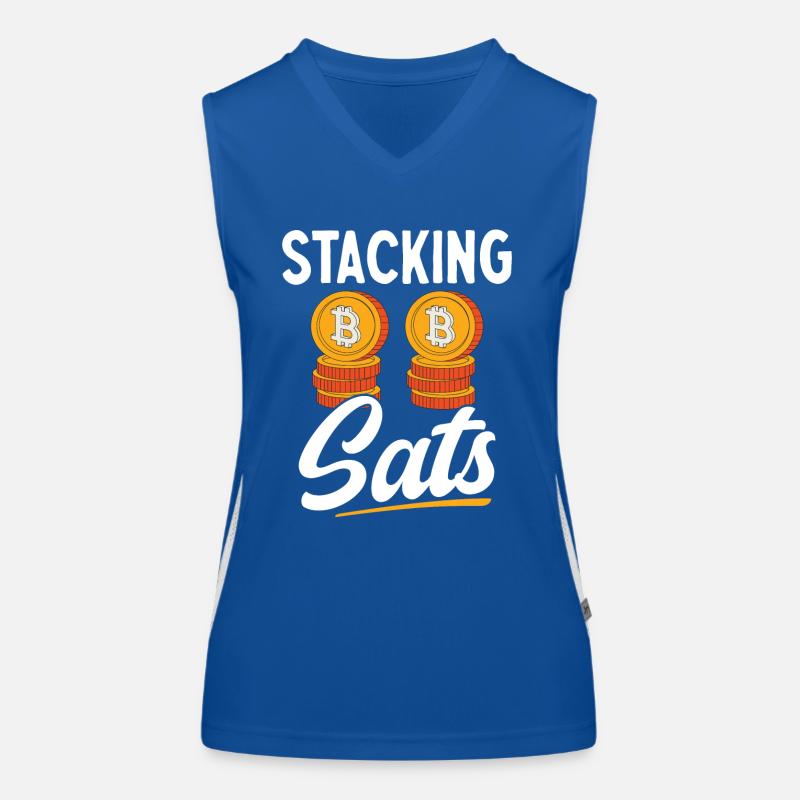 Bitcoin Kryptowährung BTC Crypto Trader Funktionelles Kontrast-Tank Top für Frauen